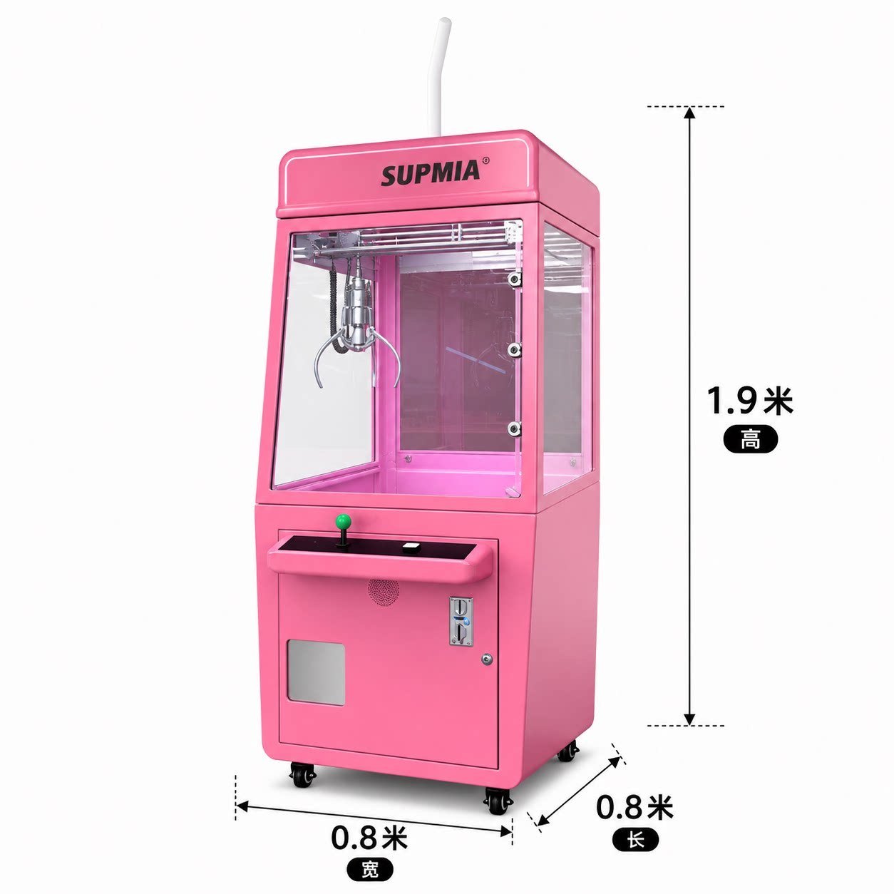 Beverage cup claw machine-white-in stock