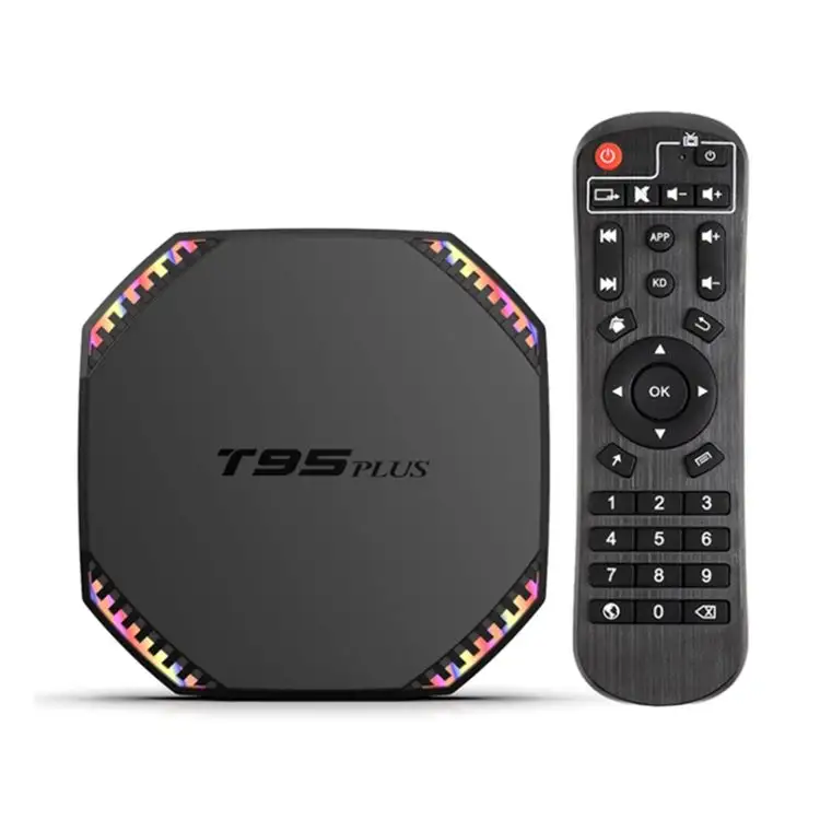 Nouveau boîtier TV Android T95 plus, 12 mois de garantie, téléchargement youtube et iptv