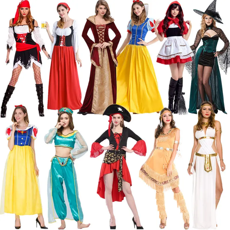 Disfraces de Halloween para mujer, nuevo diseño, ustom exy, 2023