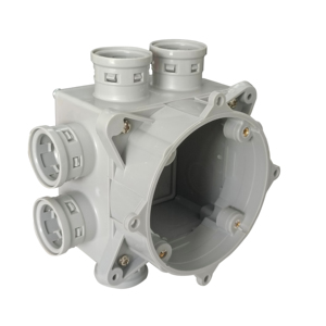 ETL Listed <strong>1</strong>-Outlet PVC Square Electric Plastic Box Non-Metallic Concrete Wall Boxes ENT Electronics Instrument <strong>Enclosure</strong>