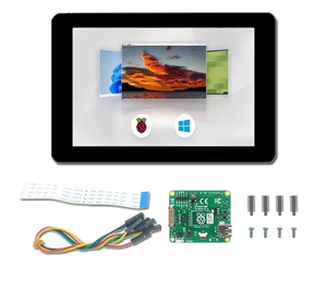 Offizieller Raspberry Pi 7 Zoll kapazitiver Touchscreen 10 Punkt 7 "LCD-Display X480 DSI für Pi 5 4B 3B 3A Zero