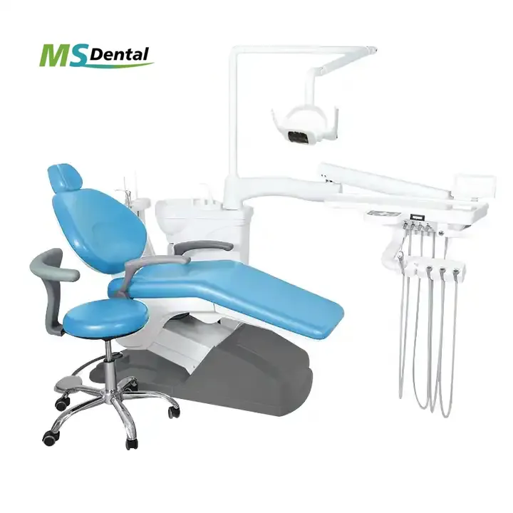 Cadeira dental dobrável, portátil, barata, cadeira dental para clínica dental, unidade dental gnatus