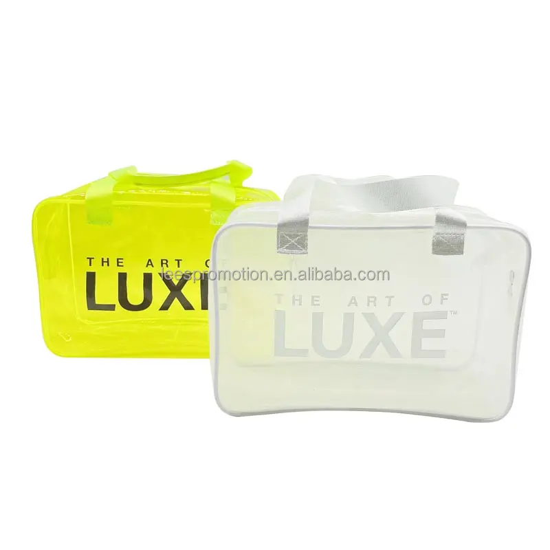 Customize Clear waterproof travel PVC wash bag zipper toiletry beauty pouch transparent pvc makeup cosmetic bags