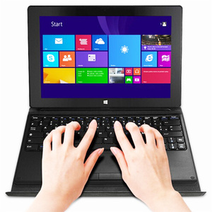 Tableta 2 en 1 con pantalla táctil de 10,1 pulgadas, Tablet PC con Intel Z8350, 4 GB de RAM, 64 GB, eMMC, cuatro núcleos, Windows 10, OEM, venta al por mayor de fábrica de China - Product Image 2