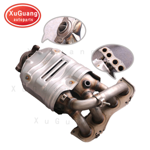 XG-AUTOPARTS Twin Cat Manifold Catalytic Converter หัวสำหรับ TOYOTA Estima Mk.2 2.4L - Product Image 1