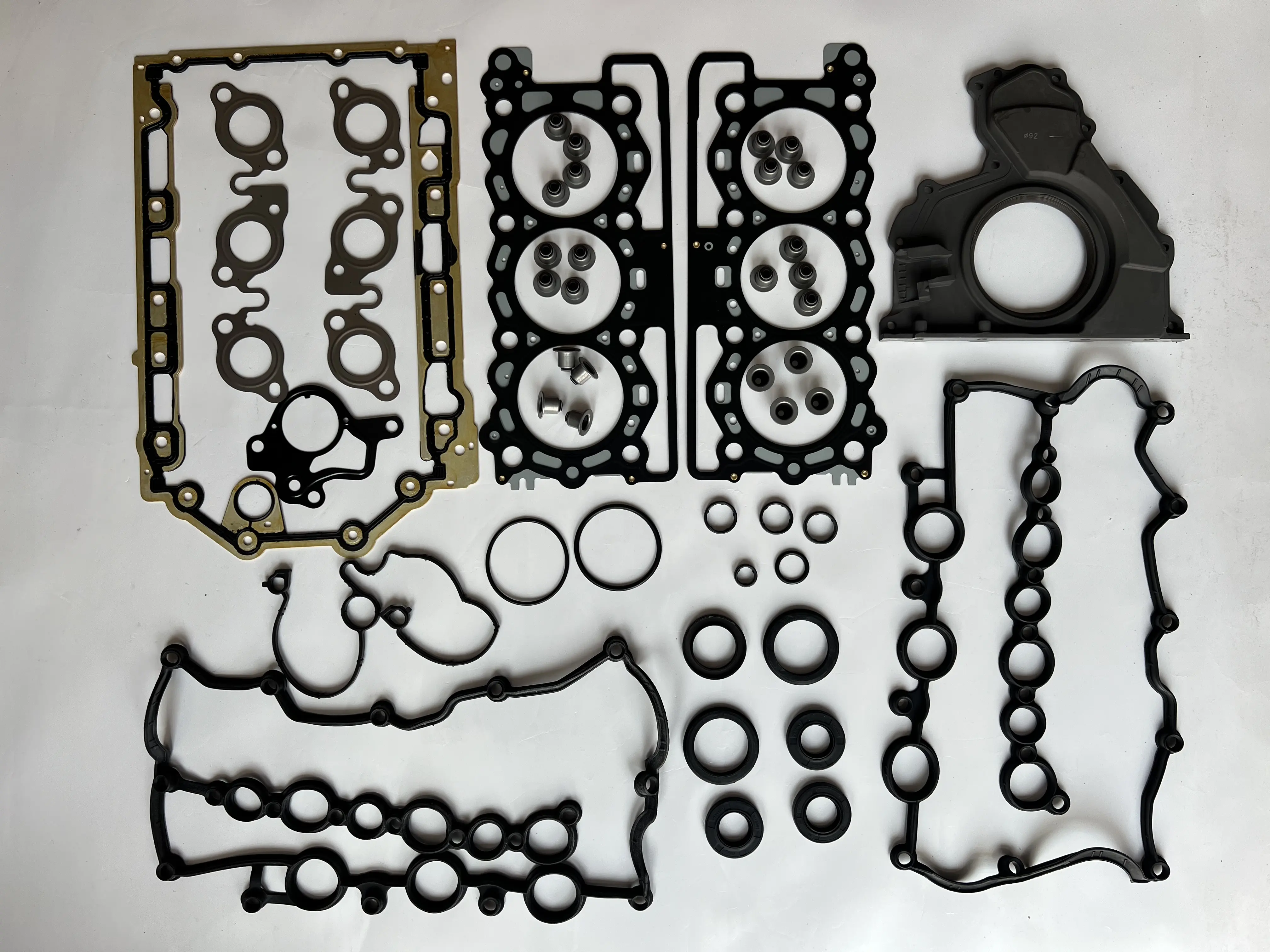 Kit de reparación de juntas Kit de reparación de motor Land Rover 3,0 Junta de aceite de válvula de almohadilla de cilindro diésel Sello de aceite del cigüeñal