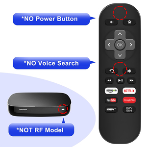 互換性のある交換リモコンRoku HD LT XS XD ExpressプレミアスマートテレビRokuスティックローリングコード用ではありません - Product Image 3