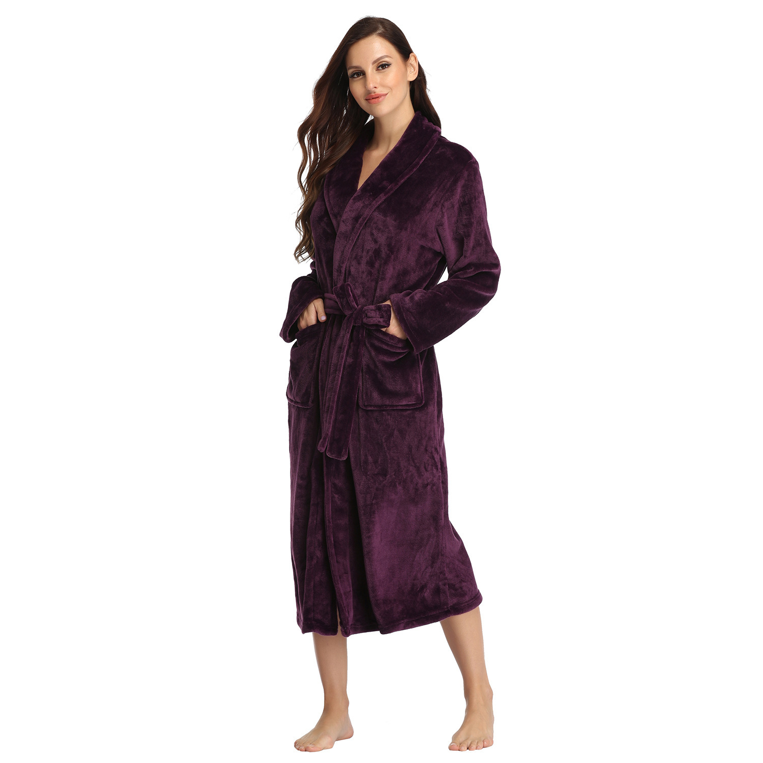 Revers femme violet foncé