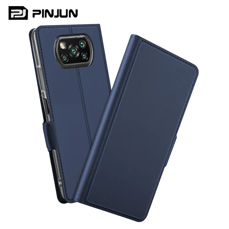 नई सबसे अच्छा बेच चमड़े फ्लिप कवर मोबाइल फोन के मामले के लिए Xiaomi Poco X3 एनएफसी कार्ड स्लॉट बटुआ पु चमड़ा प्रकरण