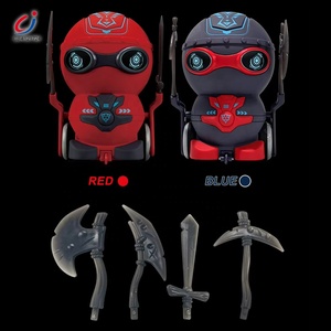 Chengji control remoto batalla robot juguete niños 360 grados girando acústico-óptico RC lucha robot control remoto con arma - Product Image 4