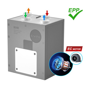 HVAC Heat Recovery <strong>System</strong> and Fresh Ar Ventilation <strong>System</strong> MVHR Mechanical Ventilation EPP Housing HRV with Bypass Damper - Product Image 3