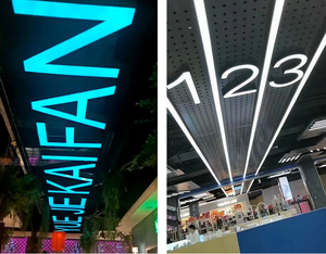 3D aydınlatma akrilik Mini LED kanal harf işareti/bükme makinesi yapımı akrilik yüz aydınlatma harfler, led mektup ışık için spor salonu - Product Image 4