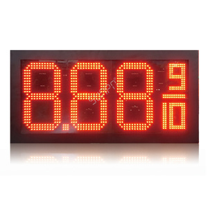 7 Segment LED digitale digitale Zahlen Wanduhr Display Panel für Tankstelle - Product Image 1