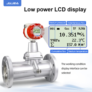 Medidor de flujo Vortex de precesión de aire comprimido, alarma de señal de salida de pulso, medidor de flujo de pantalla de conteo de alta calidad - Product Image 2