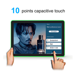 OEM 13.3 inç duvara monte çevreleyen LED ışık Bar Android Tablet PC için NFC POE NFC alışveriş merkezi kullanımı toplantı odası rezervasyon - Product Image 2
