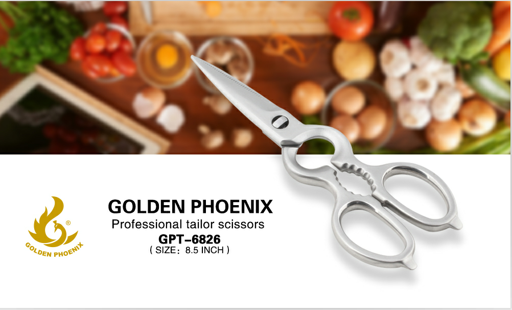 Stainless steel Kitchen scissors snip vegetables fruit meat scissor tijeras sharp sessors snipping Household sharp