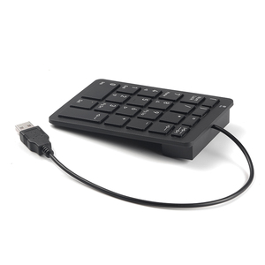 Teclado numérico inalámbrico de 2,4 GHz de tamaño pequeño, teclado Digital de 18 teclas para Contabilidad, cajero, portátil, tabletas