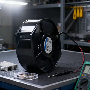 Thương Hiệu Mới Đức Gốc Nhập Khẩu 7214N 24V Dcaxial Bóng Mang Gang Điện Biến Tần Làm Mát <span class=keywords><strong>Fan</strong></span> Hâm Mộ Điện Powered <span class=keywords><strong>Fan</strong></span> - Product Image 6