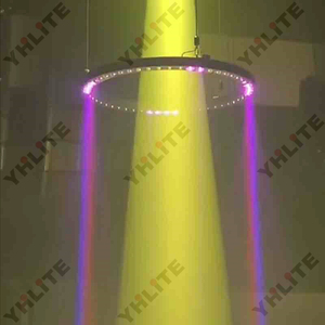 แสงไฟบาร์บาร์ผับ LED วงกลมสีเต็มรูปแบบย้อนยุคไฟสำหรับ DJ ดิสโก้ผับไฟ LED เมทริกซ์แสงไฟ DMX512ควบคุมแสงบาร์ - Product Image 2