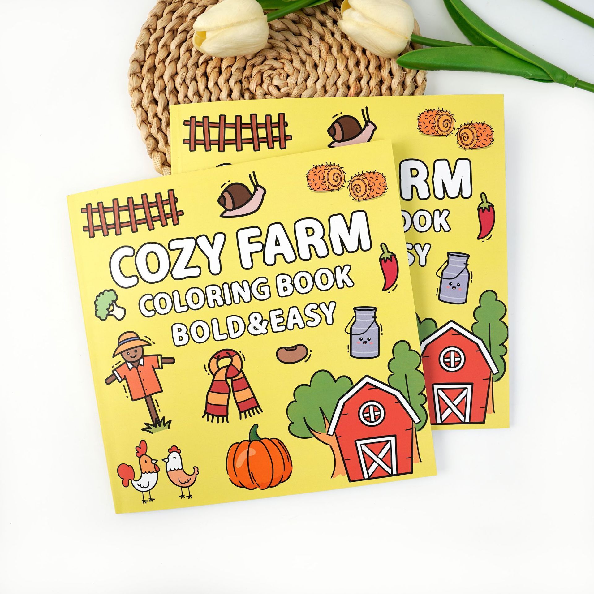 Ts04-cozy farm coloring