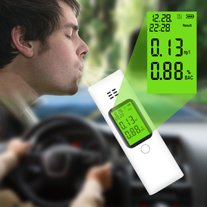 Accurate <strong>Alcohol</strong> Concentration Detector USB Rechargeable <strong>Alcohol</strong> Gas Analyzer Semiconductor <strong>Sensor</strong> Portable <strong>Alcohol</strong> Driving test