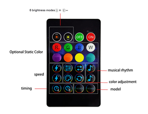 Smart APP Control LED-Lichterkette 5M 10M RGB CW LED Weihnachts beleuchtung Smart LED-Licht leiste mit Fernbedienung - Product Image 3