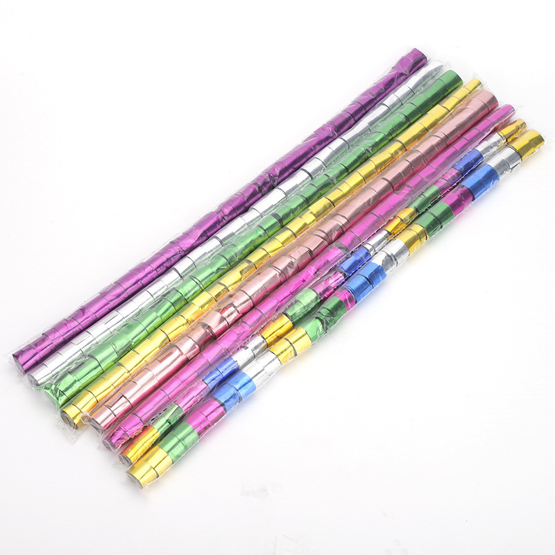5*1.5 gold foil paper colorful strips