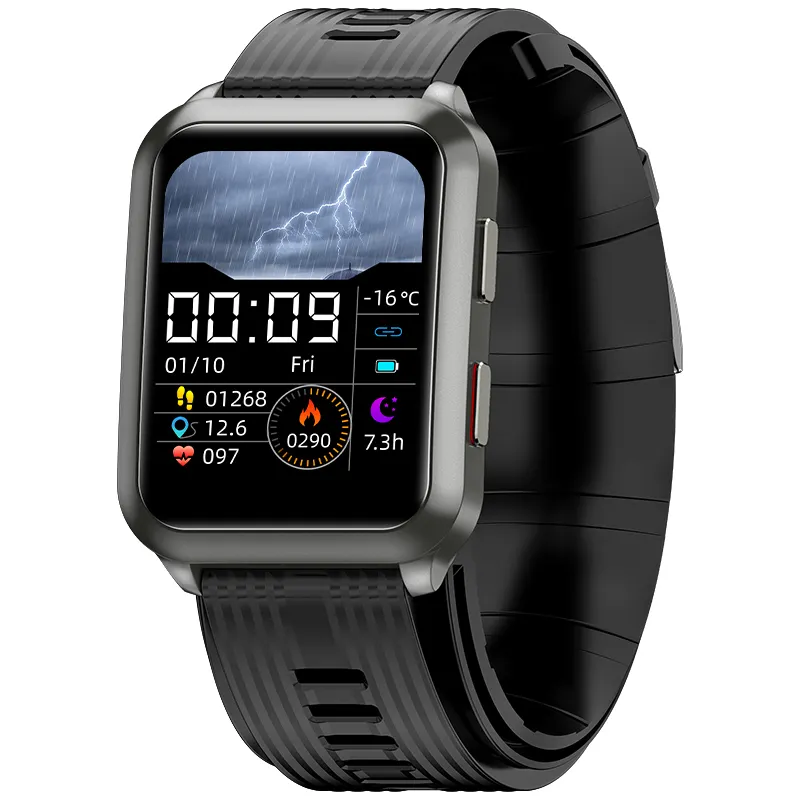 Reloj inteligente P60, pulsera portátil con control de la temperatura corporal y de la presión sanguínea, Airbag, venta al por mayor