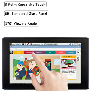 <strong>Raspberry</strong> <strong>Pi</strong> 7 Inch LCD 1024 x 600 IPS Capacitive Touch <strong>Screen</strong> OSD Menu for PC Laptop AIDA64 Secondary <strong>Screen</strong> Orange <strong>pi</strong> PRI 4 - Product Image 2