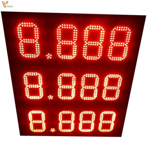 4-stellige 7-Segment-LED-Anzeige mit großem digitalem Zähler