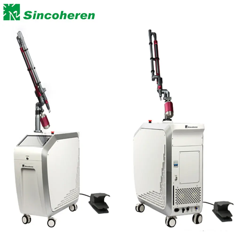 Pekin sincoheren clinic liza q-anahtarlı Nd Yag lazer makinesi dövme kaldırma lazer fiyat klinik kullanım için