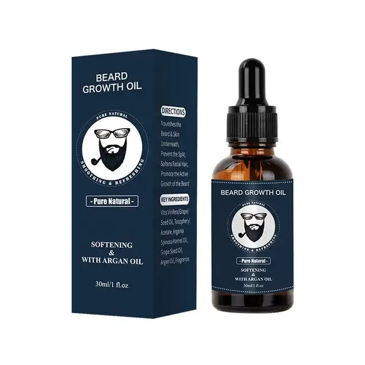 Etiqueta privada Pure Nutrients Regrowth Essential Men Natural Custom Grow Best Beard Oil