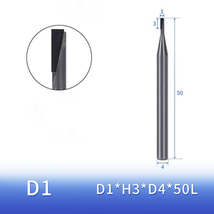 可定制数控刀具pcd平立铣刀2槽铣刀汽车零件加工行业雕刻工具 - Product Image 5