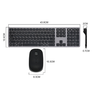 Factory Supplier New Brand <strong>Desktop</strong> <strong>Keyboard</strong> and Mouse Combo <strong>Best</strong> Wireless Mouse and <strong>Keyboard</strong> Mini BT <strong>Keyboard</strong> and Mouse - Product Image 6