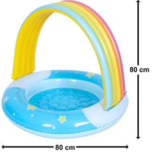 Umwelt freundliches aufblasbares PVC-Regenbogen-Einhorn-Schwimmbad für Baby