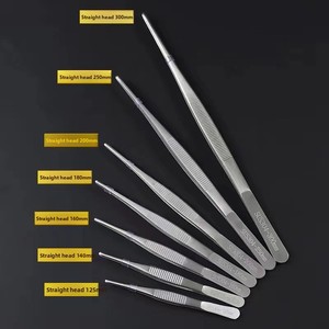 Thép không gỉ hiện đại Bệnh Viện Phẫu Thuật Dressing <span class=keywords><strong>forceps</strong></span> hẹp - Product Image 4
