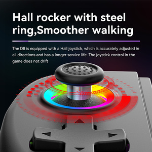 RALAN BSP-D8 Hall Rocker Gamepad Alongamento Handle Android V3 Turbo PC para <span class=keywords><strong>PS3</strong></span> para PS4 NS Interruptor Gamepad