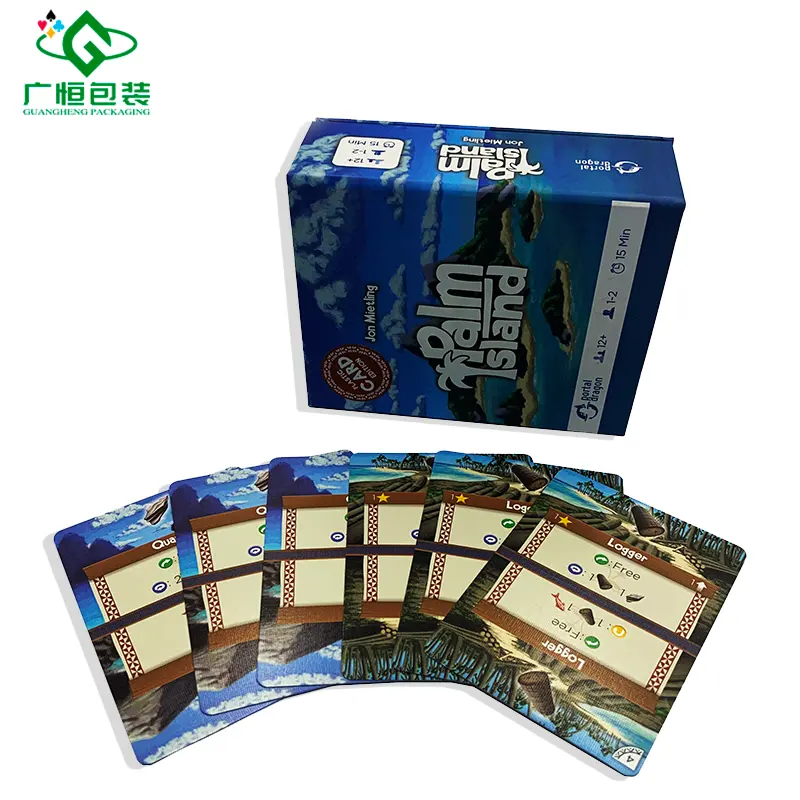 Unique Cardboard Paper Game Cards Custom Made High Quality printing squid game cards maker manufacture
