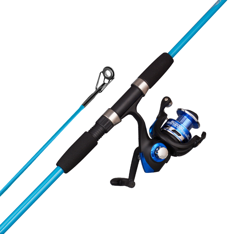 blue rod with 2000# reel