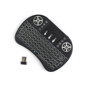 Mando a distancia inalámbrico para caja de TV inteligente, Teclado retroiluminado de 3 colores con Touchpad para PC de escritorio - Product Image 2