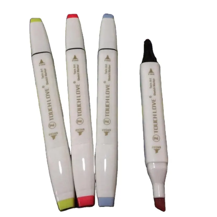 Низкий odur foxic-free Водные чернила цвета Двойные наконечники художественные маркеры краски
