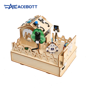 ACEBOTT Wooden IoT House with <strong>Sensors</strong> &amp; Mobile Control Kids Smart Home Starter <strong>Kit</strong> Fun <strong>Arduino</strong> STEM Learning Toy for Beginners - Product Image 4