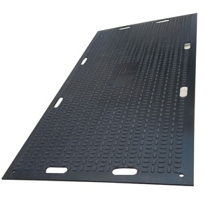 UHMWPE HDPE geçici zemin koruma matı inşaat için PE plastik 15/18/20mm kalın UV baskı CNC kesim için ışık - Product Image 1