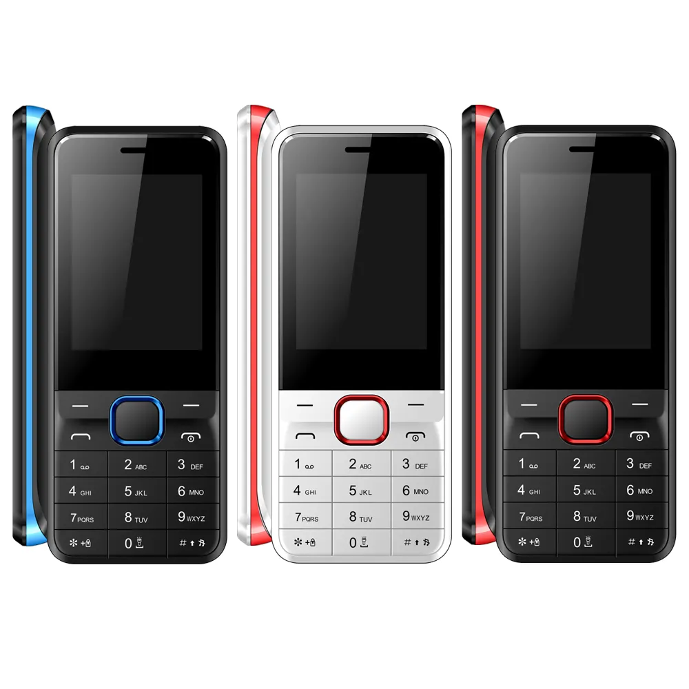 2023 ponsel pria tua, HP multi-fitur hitam 2G 4G 2.8 inci 1.77 inci, fitur 2g