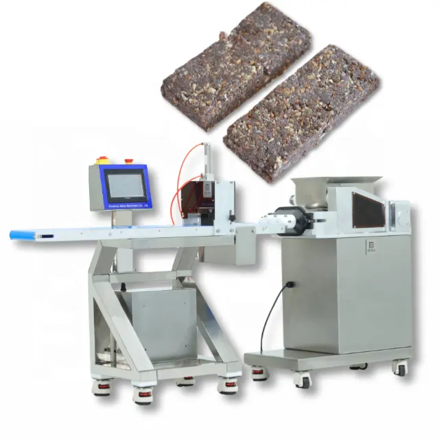 12 month warranty sales services provided small protein bar machine date bar maker fruit bar making extruder manufacturer