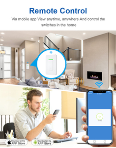 Smart Wifi Lichtsc halter Elektro geräte Smart Wall Wifi Switch Nationales Licht Ausschalt schalter über Wifi Smart Home Automation - Product Image 5