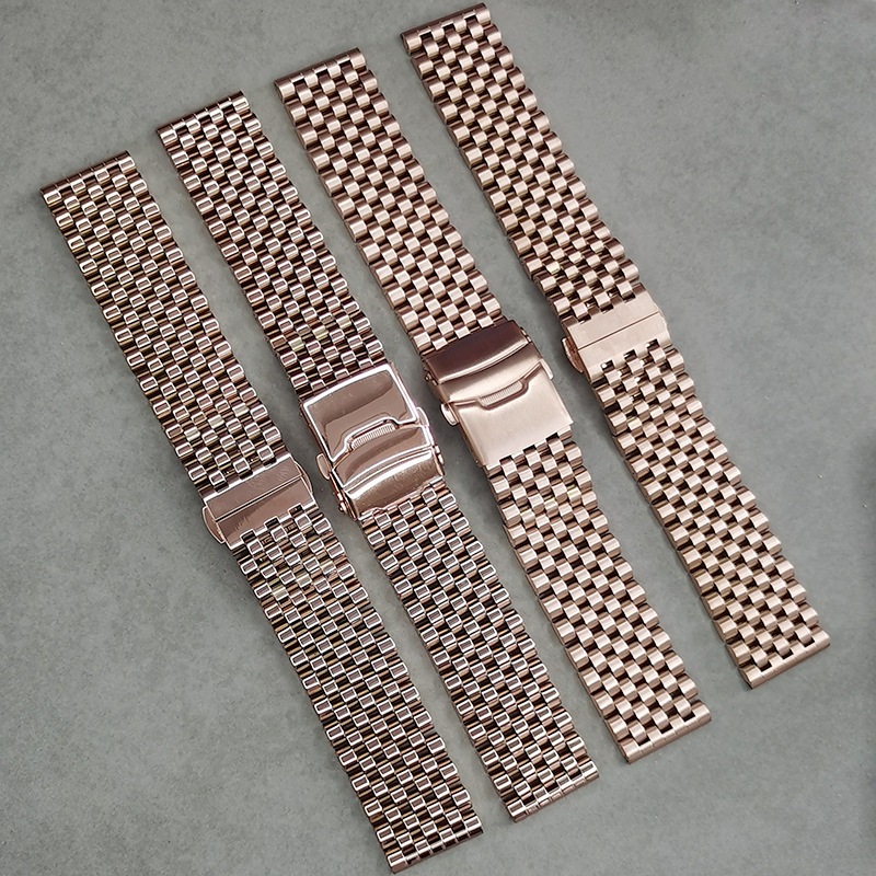 Rose Gold polished + deployment clasp