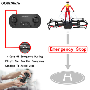 <strong>2in1</strong> 2.4G <strong>Remote</strong> Control Parachute Flying Toys Mini Rc Quadcopter Drone Kit - Product Image 6