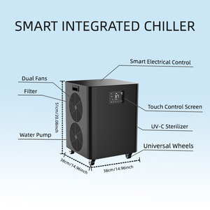 Chillmend PROポータブルWIFi UV-Cフィルター1/2hp1hp1.5hp水氷チラー機械冷却システムコールドバスプランジ氷床チラー - Product Image 4