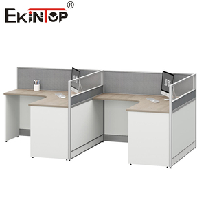 Ekintop Modern Kantoormeubilair Op Maat Gemaakt Modulair Personeel Commercieel Meubilair Werkstation Hokje Kantoor Werkstations Bureau - Product Image 3